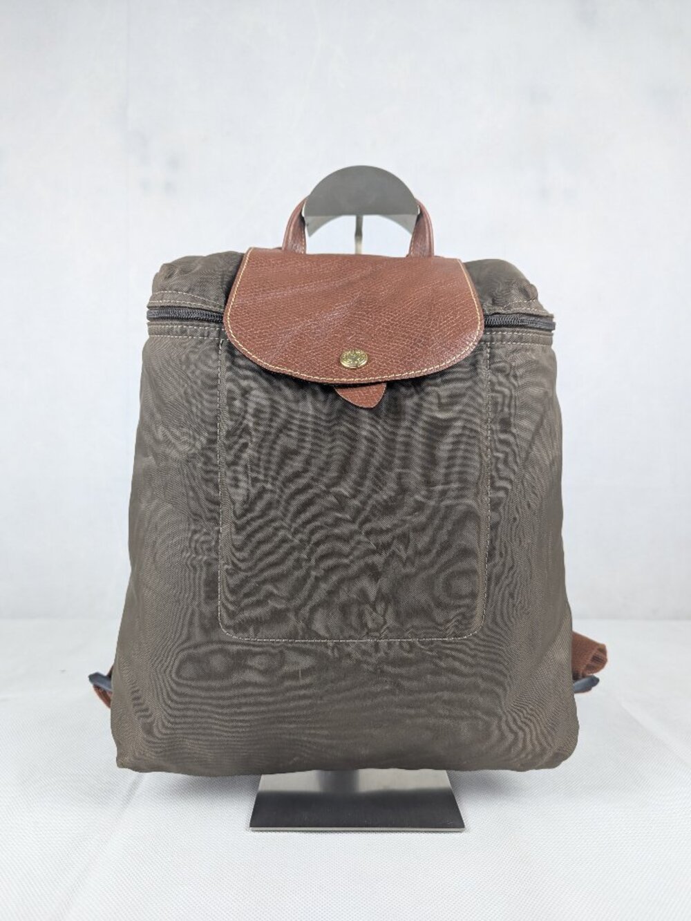Longchamp Le Pliage Nylon Backpack Green - Authentic - Used - Good Condition